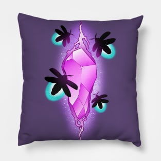 Crystals and Fireflies Pillow