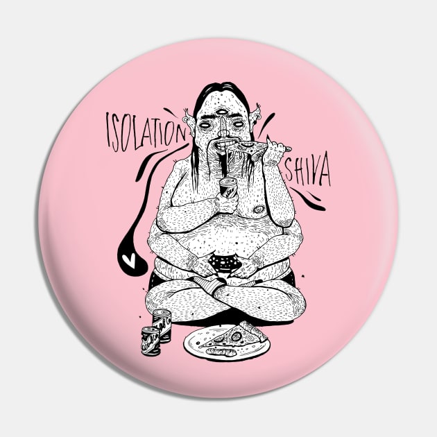 Isolation Shiva Pin by GuerrillaPony