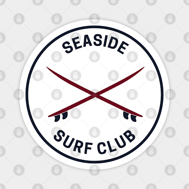 Vintage Seaside Florida Surf Club Magnet by fearcity