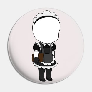 slenderman maid chibi Pin