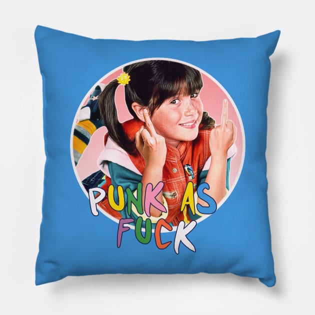 Punky AF Pillow by darklordpug