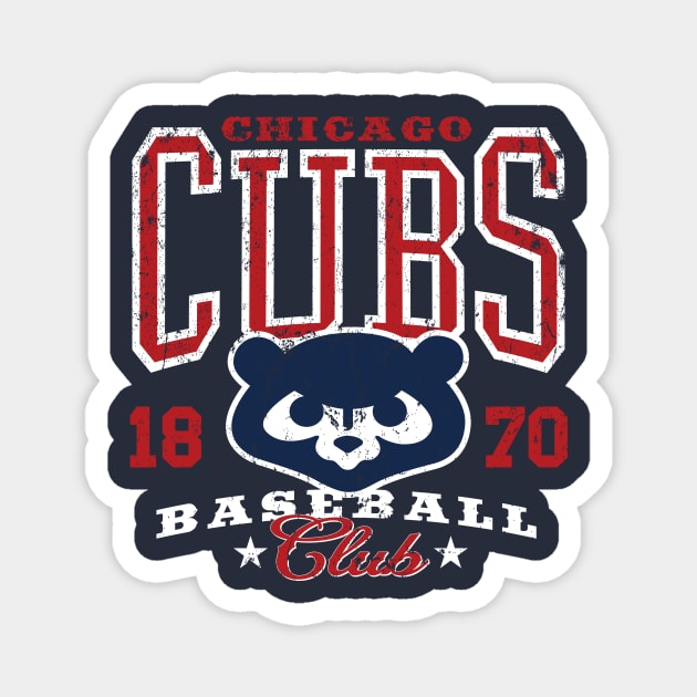 Chicago Cubs Magnet by MindsparkCreative