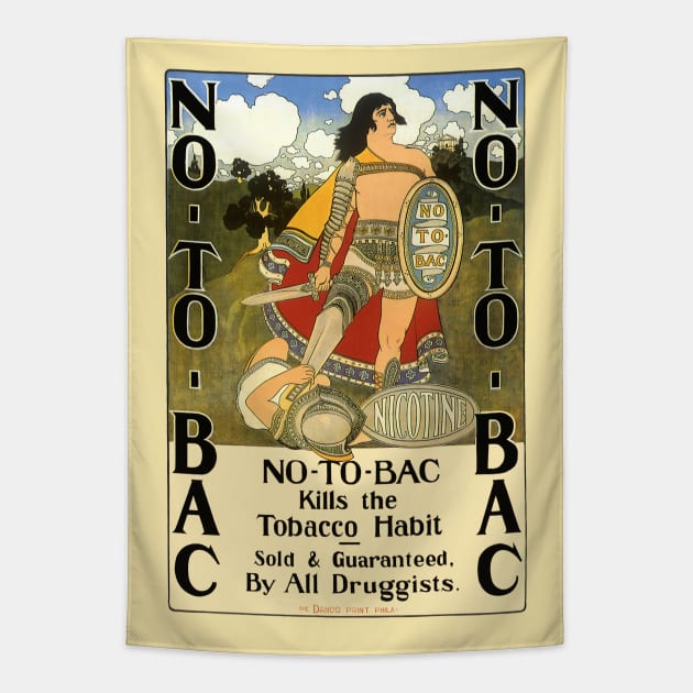 Vintage Product Label Tapestry by MasterpieceCafe