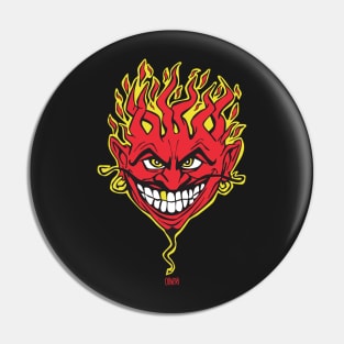 Devil fireball Pin