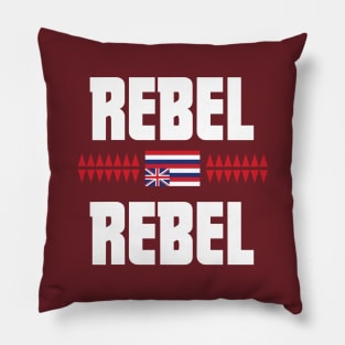 Rebel Rebel Hawaiian Hawaii Aloha Islands Pillow