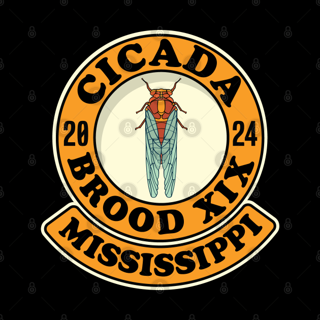 Cicada Brood XIX Mississippi by Huhnerdieb Apparel