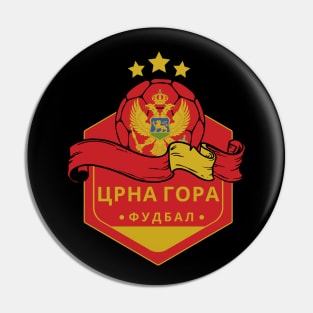 Montenegro Football Lover Pin