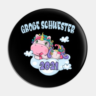 Einhorn Große Schwester 2021 Schwestern Pin