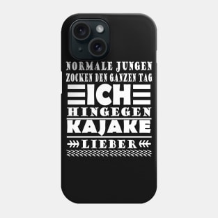 Kajak Rafting Wildwasser Team Spruch Kanu Spruch Phone Case