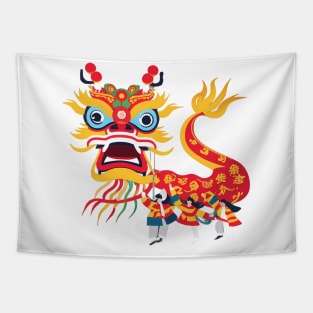 Year of the Dragon Chinese New Year 2024 Tapestry