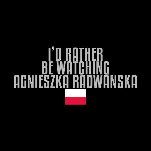 I'd rather be watching Agnieszka Radwanska by mapreduce