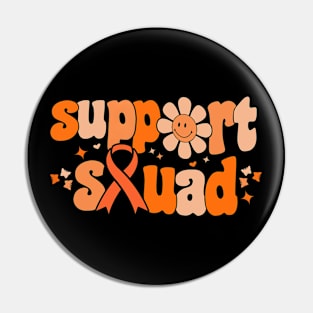 Support Squad Multiple Sclerosis Awareness Pin