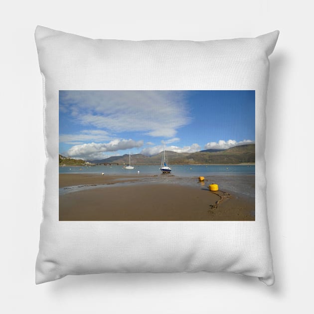 Barmouth, Wales Pillow by Chris Petty