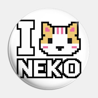 i love neko Pin