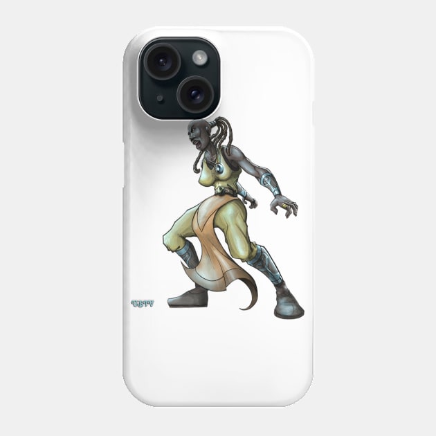 Rage Phone Case by UBiv Art Gallery