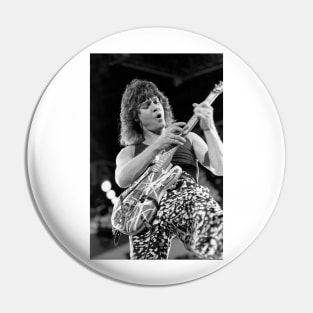 VanHalen BW Photograph Pin