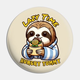 BLT lazy sloth Pin