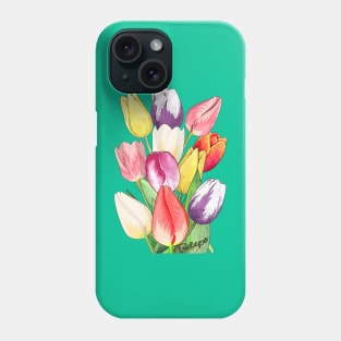 Tulips-Spring flowers Phone Case