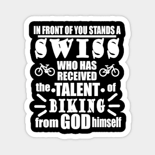 Swiss Biking Cycling Cycling Sports Mountains Magnet