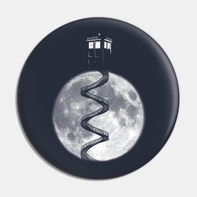 Tardis Staircase Pin by SallySparrow