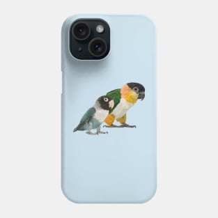 Caique and Agapornis Phone Case