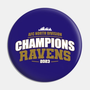 Ravens Football - Division Champions Pin