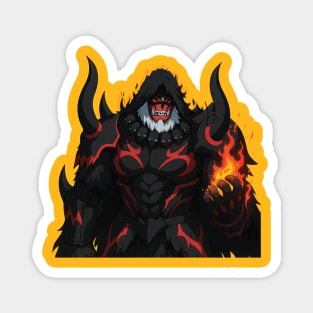 Crimson Orc Commander Glow Magnet