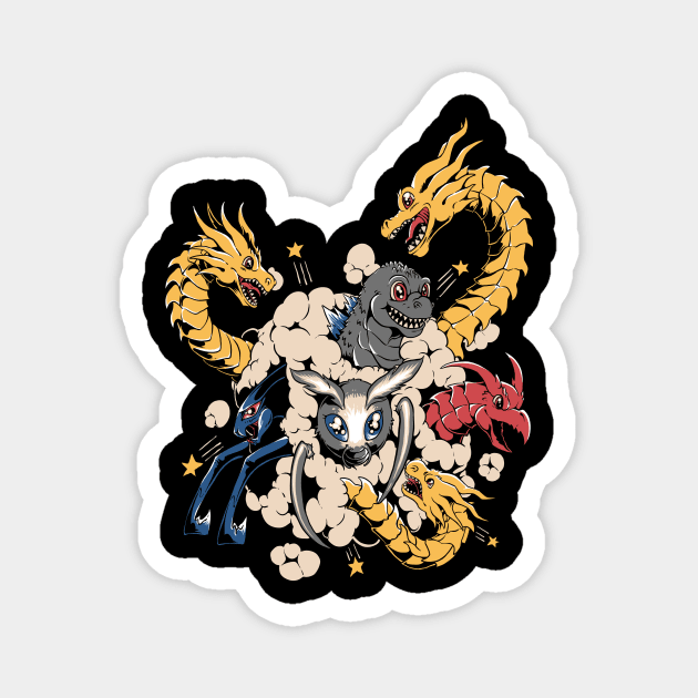 Kaijuu rumble Magnet by Alien Version