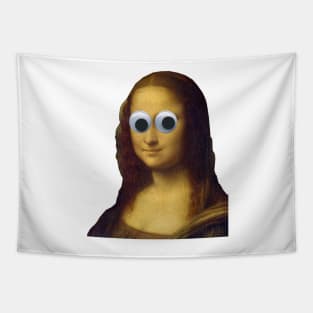 Mona Lisa Is Watching You Tapestry