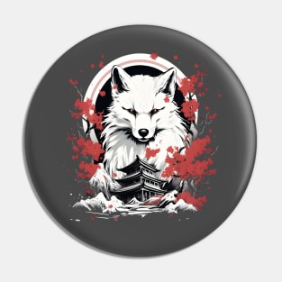 Japanese Fox Pin