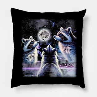 UFO Raccoon Chronicles Unleash Cosmic Stories through Your Wardrobe Pillow