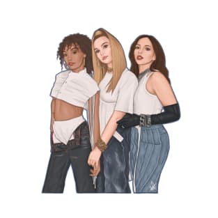 White Top Blue Jean || Little Mix T-Shirt