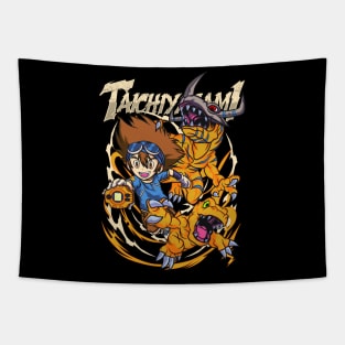 Taichi Yagami x Agumon and greymon Tapestry