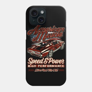 American Muscle Car Speed and Power III Phone Case