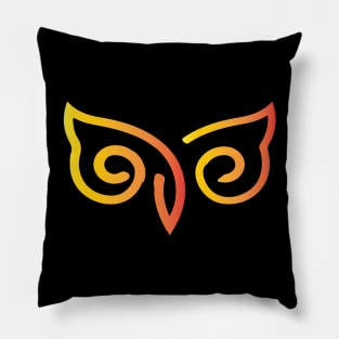 owl art Abstract Pillow