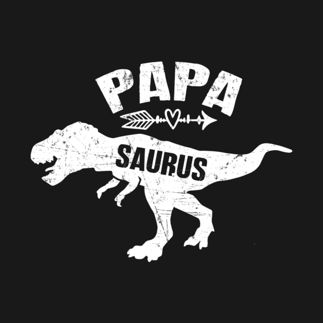 Mens PAPA SAURUS ness Fathers Day Gift T rex Daddy Saurus papa by ANGELA2-BRYANT