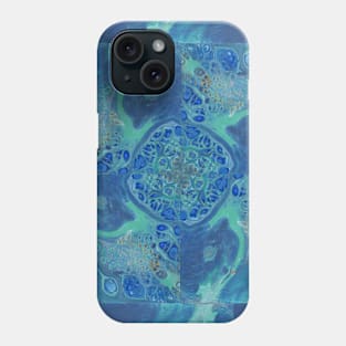 Flower of Peacock Blues Phone Case