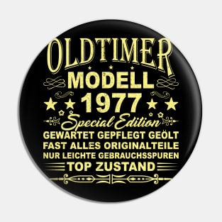 OLDTIMER MODELL BAUJAHR 1977 Pin