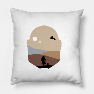 the lone space ranger and child Pillow