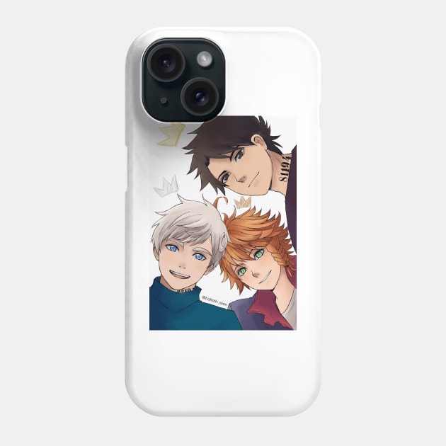 Emma, Norman & Ray Phone Case by hallstheien