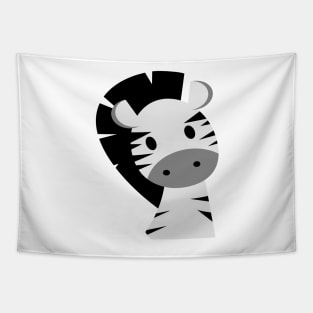 Zebra, cute baby zebra, nursery wall art Tapestry