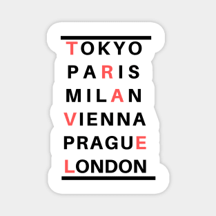 TRAVEL CODE Magnet