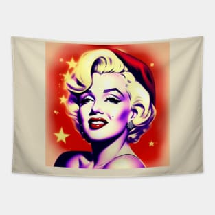 Merry Christmas Music Genius Marilyn Tapestry