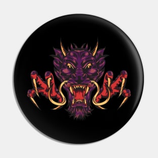 Angry Dragon Pin