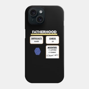 Fatherhood gamer dad fathers day Phone Case