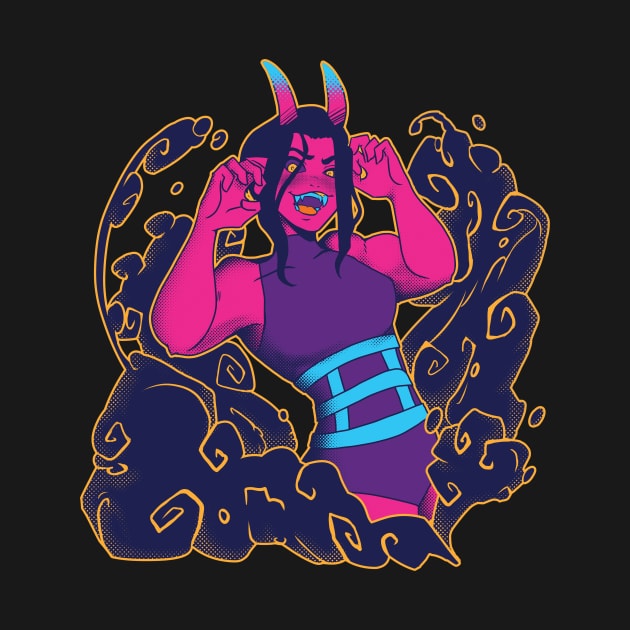Neon Oni by NeonJax
