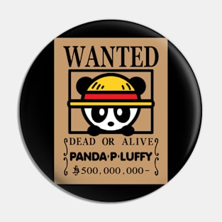 Wanted Pirate Panda Pin