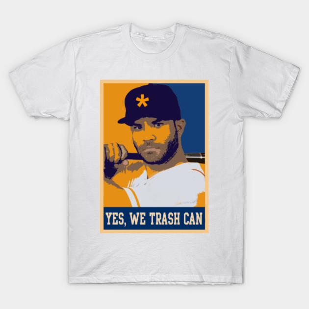 Swangin And Bangin Houston Sign Stealing Trash Can Baseball T-Shirt