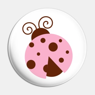 Ladybug, Pink Ladybug, Cute Ladybug, Ladybird Pin