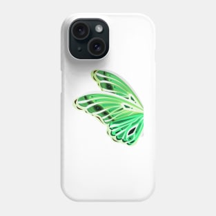 Green Butterfly Phone Case